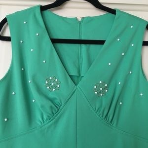 Vintage teal dress